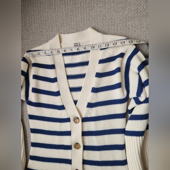 Toteme Signature Striped Cardigan XXS - NWOT - Picture 9 of 12